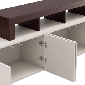 TV cabinet Argyll Tv 192 4K4V Op cashmere with dark oak Taylor 192X40X61CM