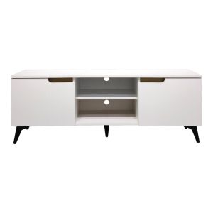 TV cabinet Kemvio Sonoma-white 150X38X44CM