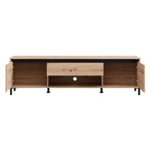 TV cabinet Marron Tv 183 3K1F2V Artisan-matte black 183X40X52CM