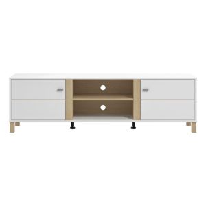 TV cabinet Peckham Tv 176 white light color Port 176X40X52CM