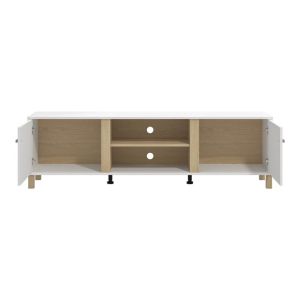 TV cabinet Peckham Tv 176 white light color Port 176X40X52CM