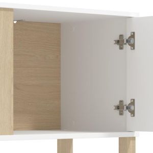 TV cabinet Peckham Tv 176 white light color Port 176X40X52CM
