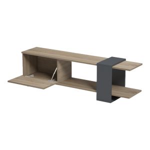 Standi TV cabinet in sonoma-anthracite color 120X25X36.8 cm