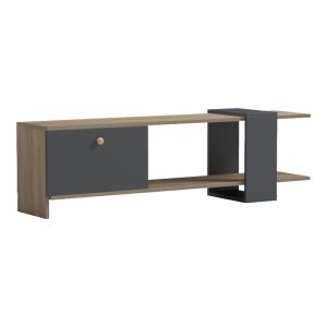 Standi TV cabinet in sonoma-anthracite color 120X25X36.8 cm