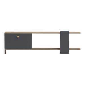 Standi TV cabinet in sonoma-anthracite color 120X25X36.8 cm