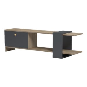 Standi TV cabinet in sonoma-anthracite color 120X25X36.8 cm