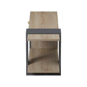 Standi TV cabinet in sonoma-anthracite color 120X25X36.8 cm