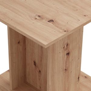 Трапезарна маса Capua Artisan, цвят дъб, 80X80X76СМ