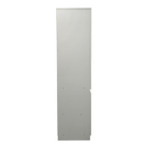 Three-wing wardrobe Merzia Sonoma-white 120X46.5X183CM