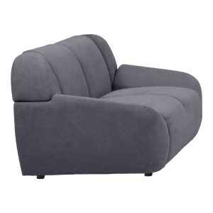Three-seater sofa Echono anthracite fabric 230X88X77CM