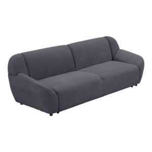 Three-seater sofa Echono anthracite fabric 230X88X77CM