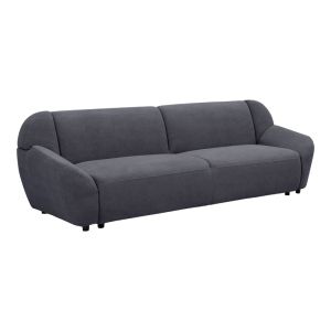 Three-seater sofa Echono anthracite fabric 230X88X77CM