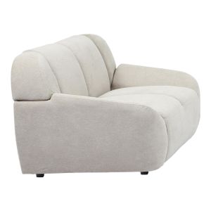 Three-seater sofa Echono beige fabric 230X88X77CM