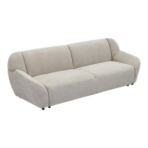 Three-seater sofa Echono beige fabric 230X88X77CM