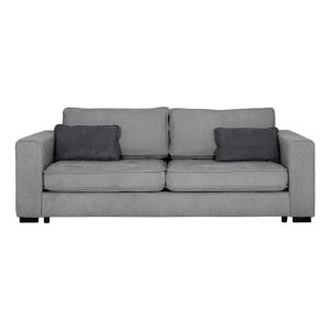 Three-seater sofa Huelva gray payment 231X93X86CM