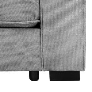 Three-seater sofa Huelva gray payment 231X93X86CM