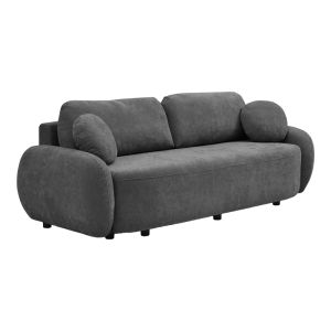 Three-seater sofa bed Sereno anthracite fabric 233X91X82CM