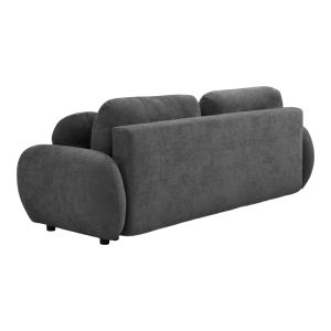 Three-seater sofa bed Sereno anthracite fabric 233X91X82CM