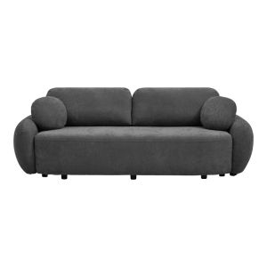 Three-seater sofa bed Sereno anthracite fabric 233X91X82CM