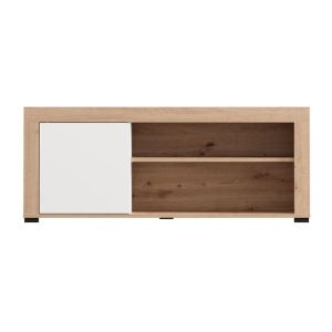 Холна маса Argyll бяла с цвят на занаятчийски дъб 121X55X49СМ