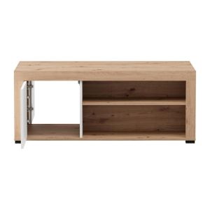 Холна маса Argyll бяла с цвят на занаятчийски дъб 121X55X49СМ