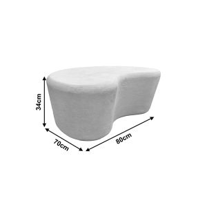 Холна маса Fedris Mdf бяла 80X70X34СМ