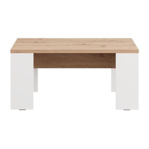 Холна маса Montese 90 бял-артисан дъб 90X50X43СМ