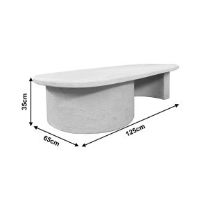 Холна маса Verven Mdf бяла 120X60X32СМ