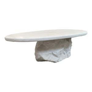 Холна маса Zinol Mdf-полирезин бяла 105X62X32СМ
