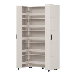 Шкаф за обувки Islay 91 2K H185 цвят кашмир 92X33X185СМ