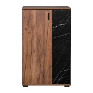 Valenor shoe cabinet evi - black marble color 69X34X120CM