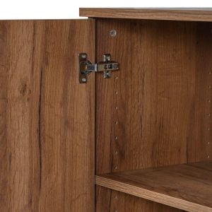 Valenor shoe cabinet evi - black marble color 69X34X120CM