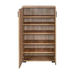 Valenor shoe cabinet, cinnamon oak color, 69X34X120 cm