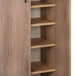 Valenor shoe cabinet, cinnamon oak color, 69X34X120 cm