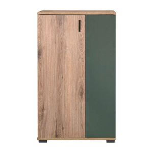 Valenor shoe cabinet, oiled oil color, cinnamon color, 69X34X120 cm