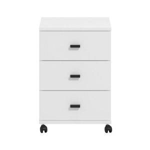 Cabinet with drawers, almond 38 3F Rs, white color 39X35X56CM