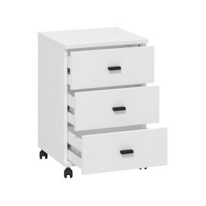 Cabinet with drawers, almond 38 3F Rs, white color 39X35X56CM