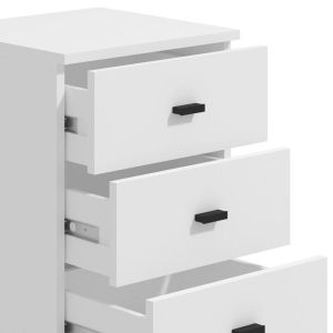 Cabinet with drawers, almond 38 3F Rs, white color 39X35X56CM