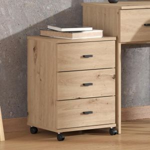 Cabinet with drawers, almond 38 3F Rs, Artisan color 39X35X56CM