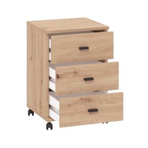 Cabinet with drawers, almond 38 3F Rs, Artisan color 39X35X56CM