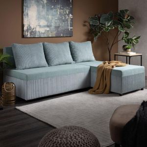 Corner sofa Luella mint color 202X152X80CM