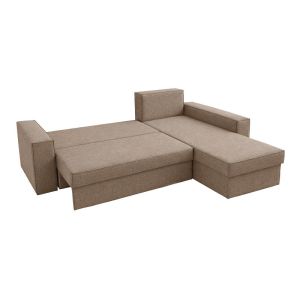 Corner sofa Mythos brown 280X210X80CM
