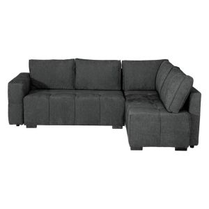 Corner sofa Space gray color 245X175X88CM