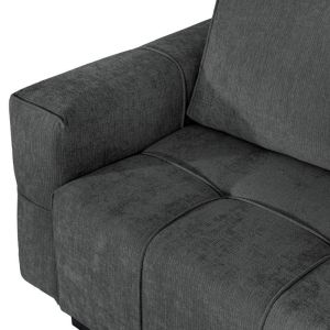 Corner sofa Space gray color 245X175X88CM