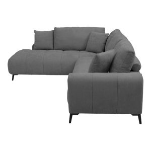 Corner sofa Veneto right corner anthracite fabric 298X208X85CM