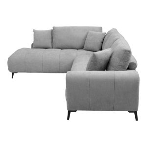 Corner sofa Veneto right corner gray fabric 298X208X85CM