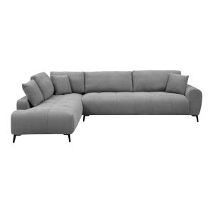 Corner sofa Veneto right corner gray fabric 298X208X85CM