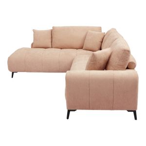 Corner sofa Veneto right corner, fabric, rotten apple, 298X208X85CM