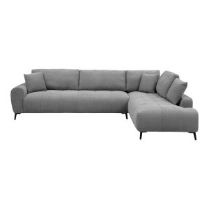 Corner sofa Veneto left corner gray fabric 298X208X85CM