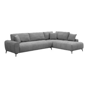 Corner sofa Veneto left corner gray fabric 298X208X85CM